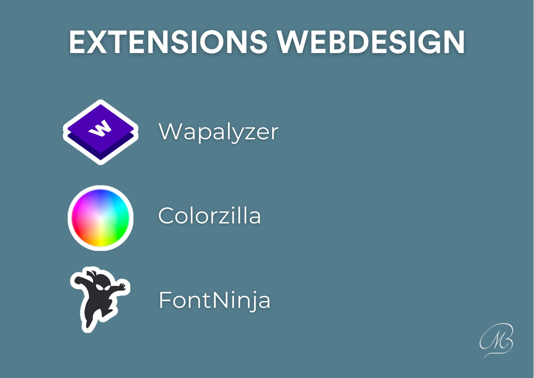 extensions google chrome webdesign colorzilla fontninja seo marketing